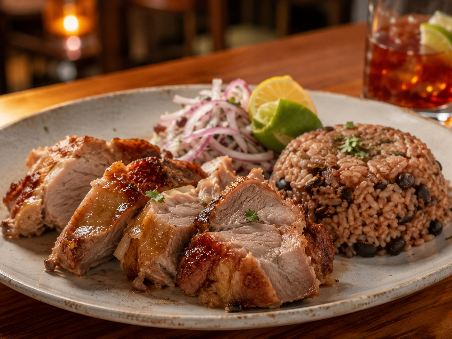 Roast pork catering
